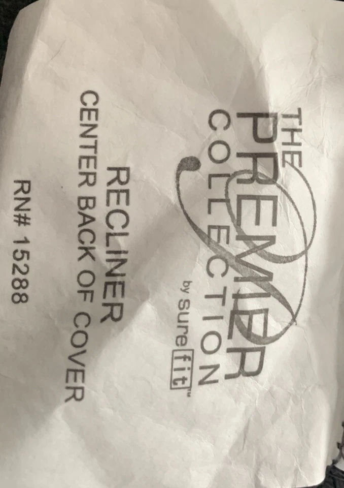 Sure fit 弹力麂皮绒石板灰色躺椅懒人椅 状况完好 — 第 2/4 张图片