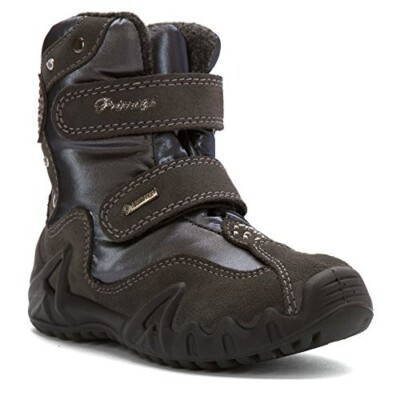 NEW PRIMIGI GIRLS GREY PATSY WINTER GORE TEX BOOT EURO  34 US 3