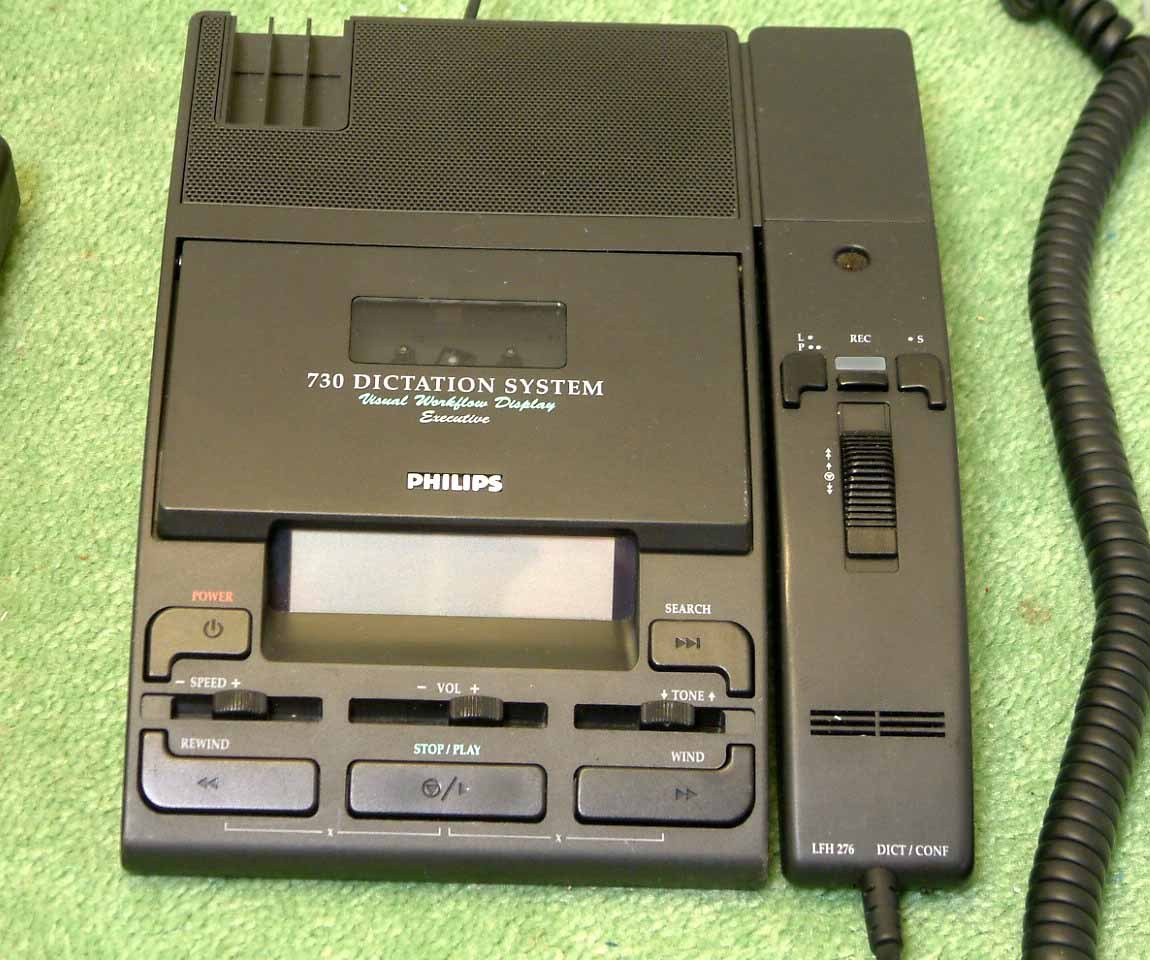 Philips LFH 730 Mini Cassette Transcriber, Transcription / Dictation ...