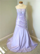 NWOT ALEXIA prom social formal occasion evening cocktail Long A dress LILAC 10