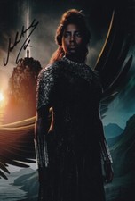 JADE ANOUKA signed Autogramm 20x30cm HIS DARK MATERIALS in Person autograph COA