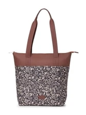 Women's Woven Jute Tote Bag , Handcrafted Handbag (Vegan Leather)