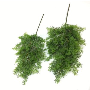 Artificial Plant Cypress Tree Leaf Fake Pine Branch Wedding Home Office Decor Ebay
