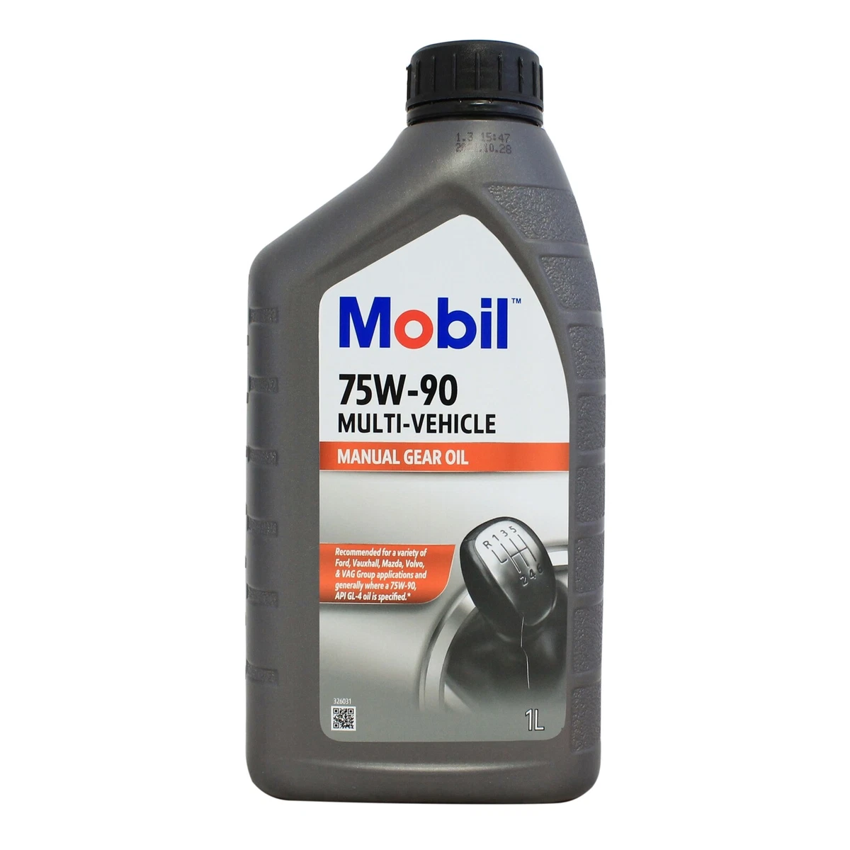 Mobil 75W-90 75W90 Multi-Vehicle Manual Transmission Fluid - 1 Litre 1L