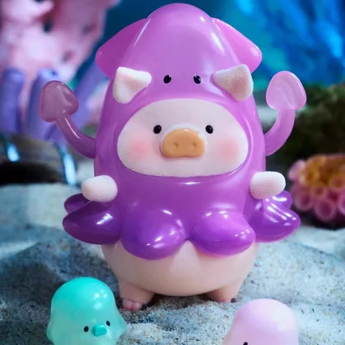 Original Lulu The Piggy Dreamy Blue Ocean Series Action Figure Blind Box Toys - Picture 3 of 32