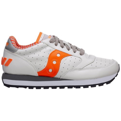 Saucony sneakers uomo jazz original S70496-2 bianco logo pelle tacco largo  | eBay