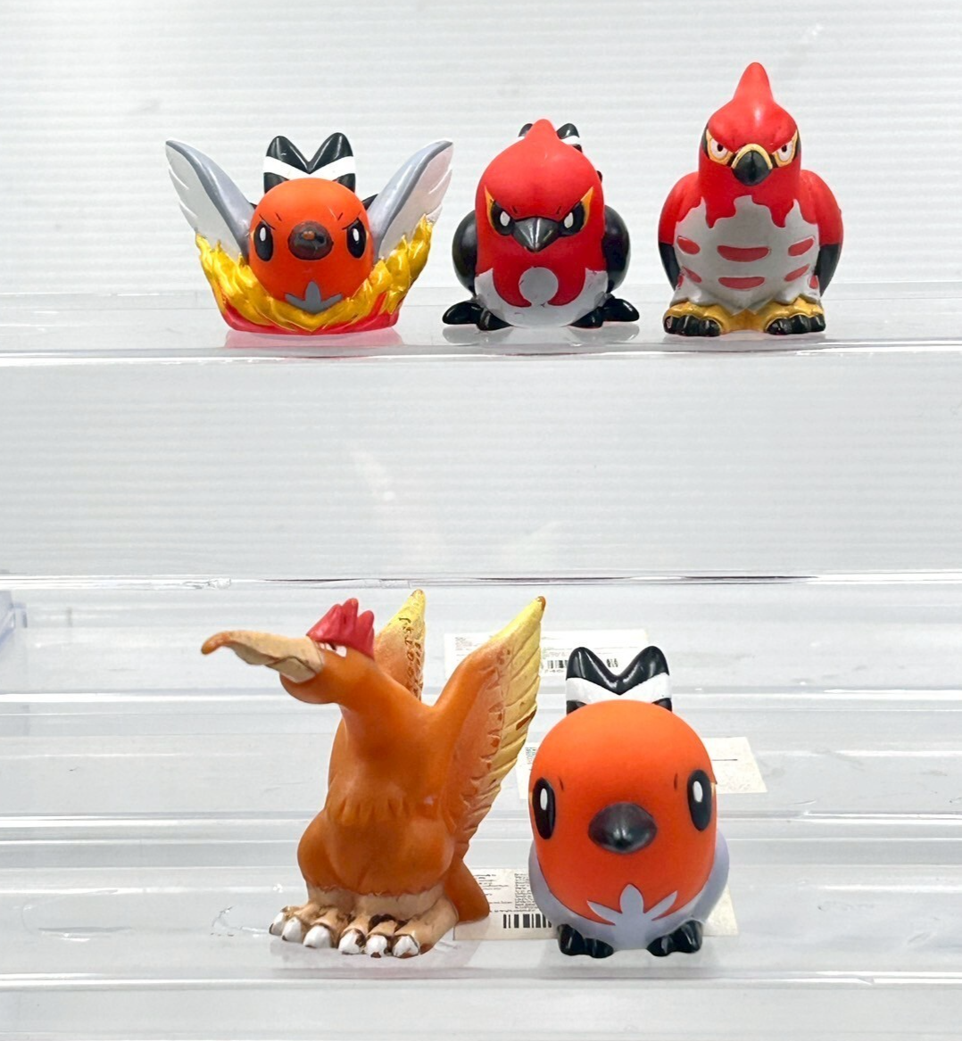 2013年 ポケモン チャームンダー レヴ・フォイル Japan BANDAI Pokemon Fletchinder Talonflame Finger Puppet Figure