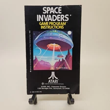 Atari Instruction Manual Booklet - Space Invaders 1980