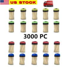 3000 Pc Tooth Pick Double Pointed Oral Care Toothpick Appetizer Sticks US Seller