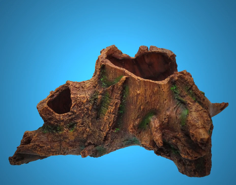 TOP Aquarium Deko 🍀 BAUMSTUMPF HÖHLE XL 🍀 Pflanzen Zubehör Terrarium Wurzel - Bild 4 von 4