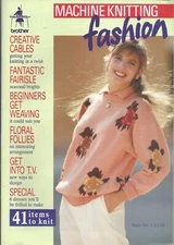 Machine Knitting Fashion Magazine by Brother; Issue #2, 41 projects; vintage