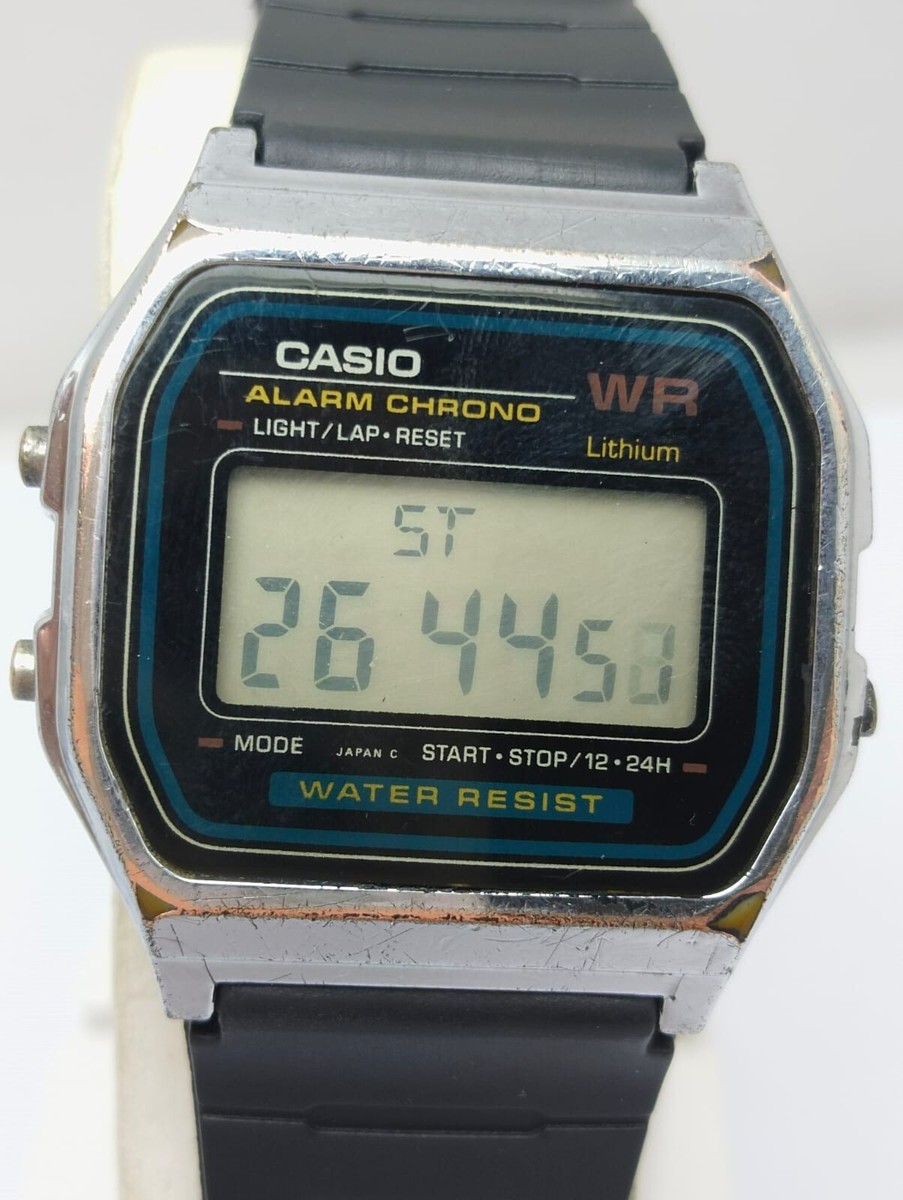 Casio Alarm Chrono Quartz 593 A159W Vintage Men's Watch | eBay