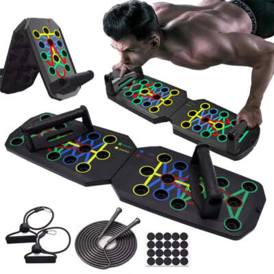 Liegestütz Board Set Tragbar Multifunktionale Liegestützstange Faltbar Fitness Equipmen