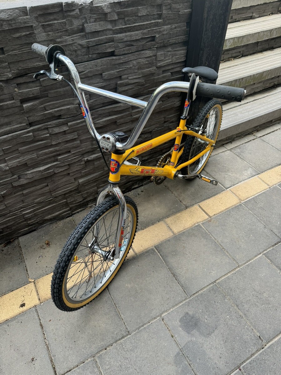 1998 GT Interceptor 20” BMX OG Survivor Factory School Bus Yellow