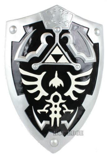 1:1 Full Size Dark Link's Hylian Shield from the Legend of Zelda Halloween Xmas - Picture 1 of 2