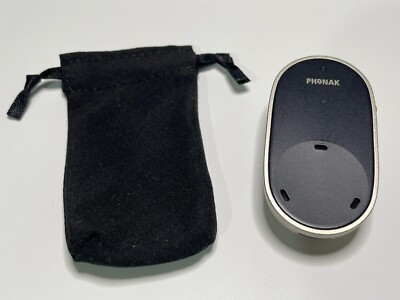 Phonak PartnerMic With Charging Cable, hardcase, lanyard, plug