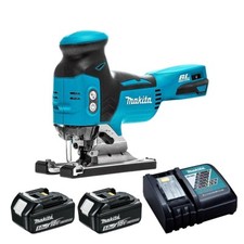 Makita DJV181Z 18V LXT Li-on Brushless Jigsaw With 2 x 5.0Ah Batteries & Charger