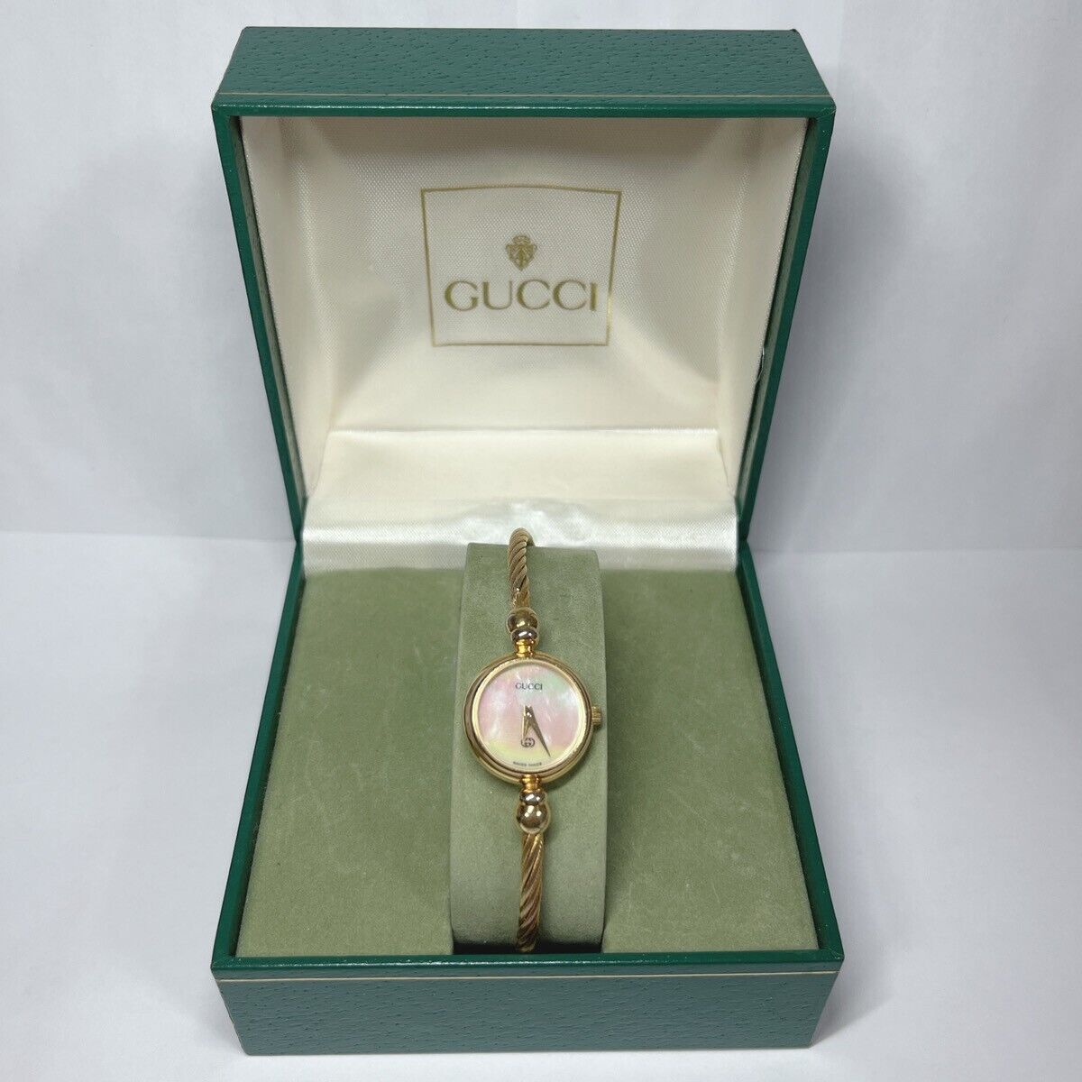 Gucci wristwatch 2700L gold bangle Vintage working goods | eBay Gucci wristwatch 2700L gold bangle Vintage working goods | eBay