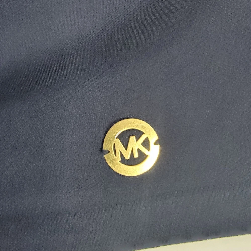 Abito Michael Kors Cambio Spalline Spalline Manica Corta Blu Navy Taglia S