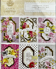 Anna Griffin Fantastic Flips Dies with Instruction Sheet
