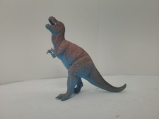Vintage Tyrannosaurus Rex Toy Dinosaur Figure Made in China T-Rex Blue Purple