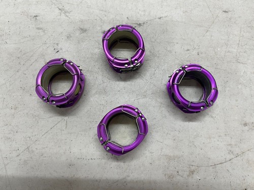 Job lot of 4 x 1.25" diameter Hydraflow/Wiiggins pipe clamps with sleeves