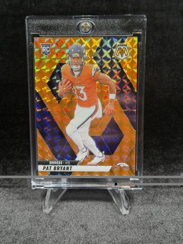 2025 Panini Mosaic - Rookies Pat Bryant #379 Orange Mosaic Prizm /199 (RC)