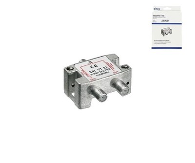 DINIC Verteiler SAT für Satelliten-Anlagen, 2-fach, Box 5-2500 MHz #1906845