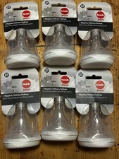 Joovy Boob Baby BPA PVC Stage 1 Slow Flow Bottle Nipples 0 2 Pack X 6