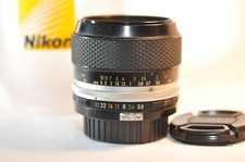 Nikon Micro Nikkor P.C 55mm F/3.5 NON AI PRIME MACRO lens for F F2 Nikkormat DF