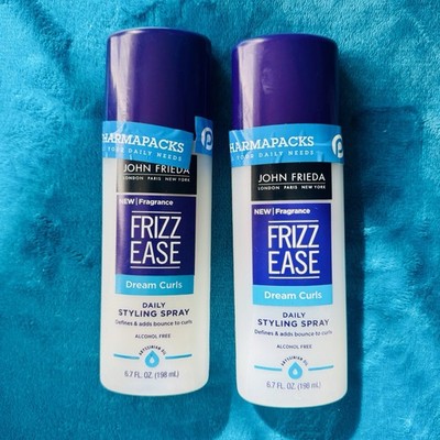 John Frieda Frizz-Ease Dream Curls Spray 6.7 oz 2 Pack Lot