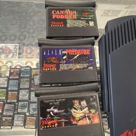 Atari Jaguar Console Bundle w/OEM Controller & Cord 3 Games Bundle Lot