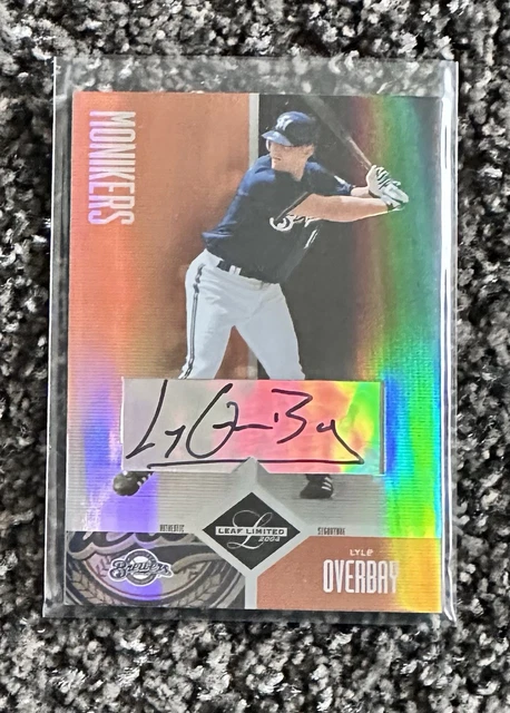 2004 Leaf Limited Lyle Overbay Monikers Auto /10