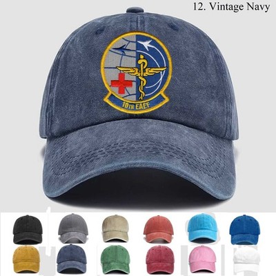 Customized Embroidered Hat 10 Eaef Aeromedical Evacuation Flight, Trucker Hat