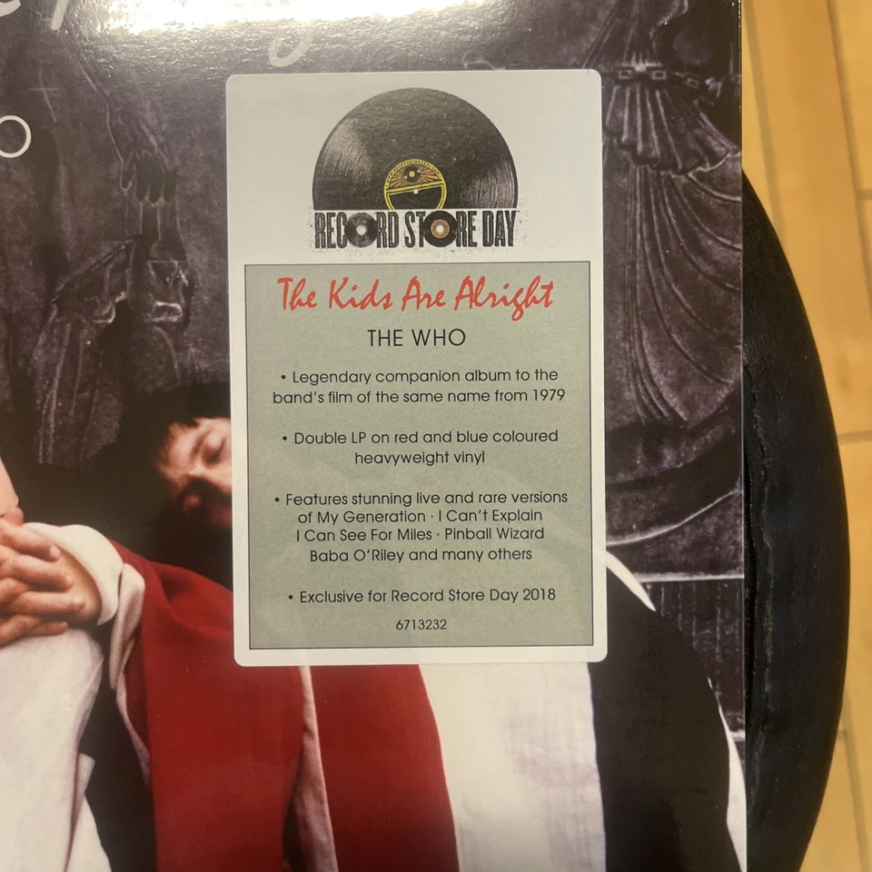 The Who: The Kids Are Alright Double LP Coloured VINYL RSD 2018 New  & Sealed - Image 2 of 3