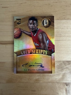 2014-15 Panini Gold Standard - Gold Scripts C.J. Wilcox #9 /199 (AU, RC)