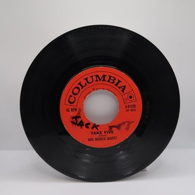 Dave Brubeck Quartet   Take Five 7'' Record 1959 Columbia Jazz 45 RPM
