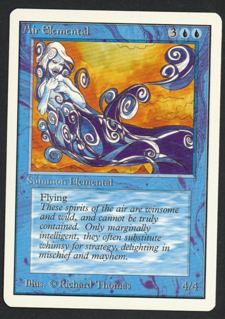 ***Unlimited Air Elemental*** MTG Unlimited Magic Kid Icarus