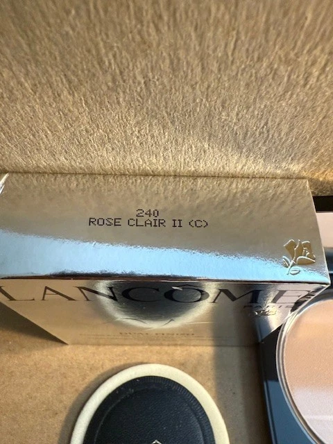 LANCOME двойной отделки порошок и основа в одном 240 ROSE CLAIR II (C) NIB Fr Sh - Изображение 3 из 3