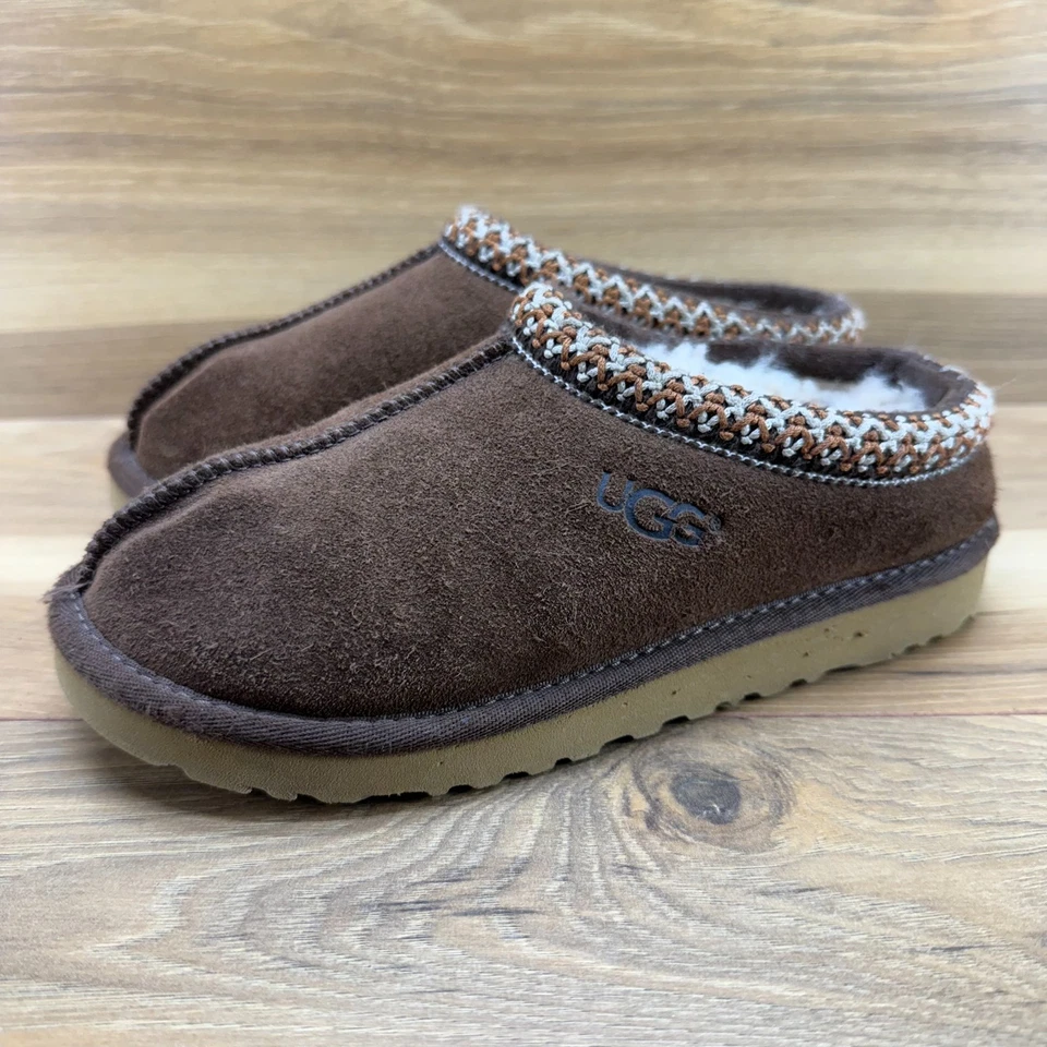 Zapatillas de gamuza marrón UGG Tasman para niños jóvenes 2 Foto 2 de 4
