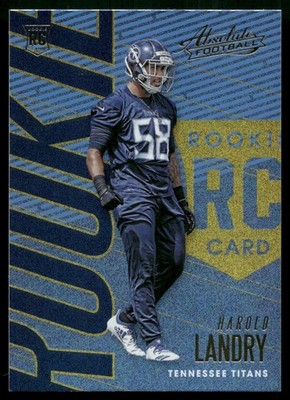 Harold Landry Rookie - 2018 Panini Absolute Football #149
