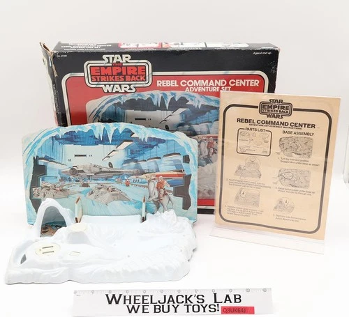 Rebel Command Center Adventure Playset Complete W/Box Star Wars ESB 1983 Kenner