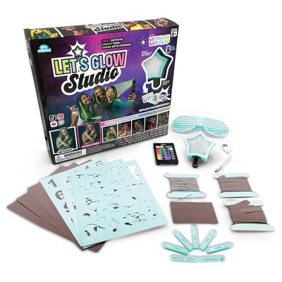 Let's Glow Studio Bastelset Erstellen reflektierende Haarspangen Sonnenbrille Alter 8+