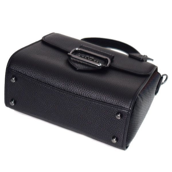 COACH Python Leather Snake Embossed Morgan Top Ha… - image 4