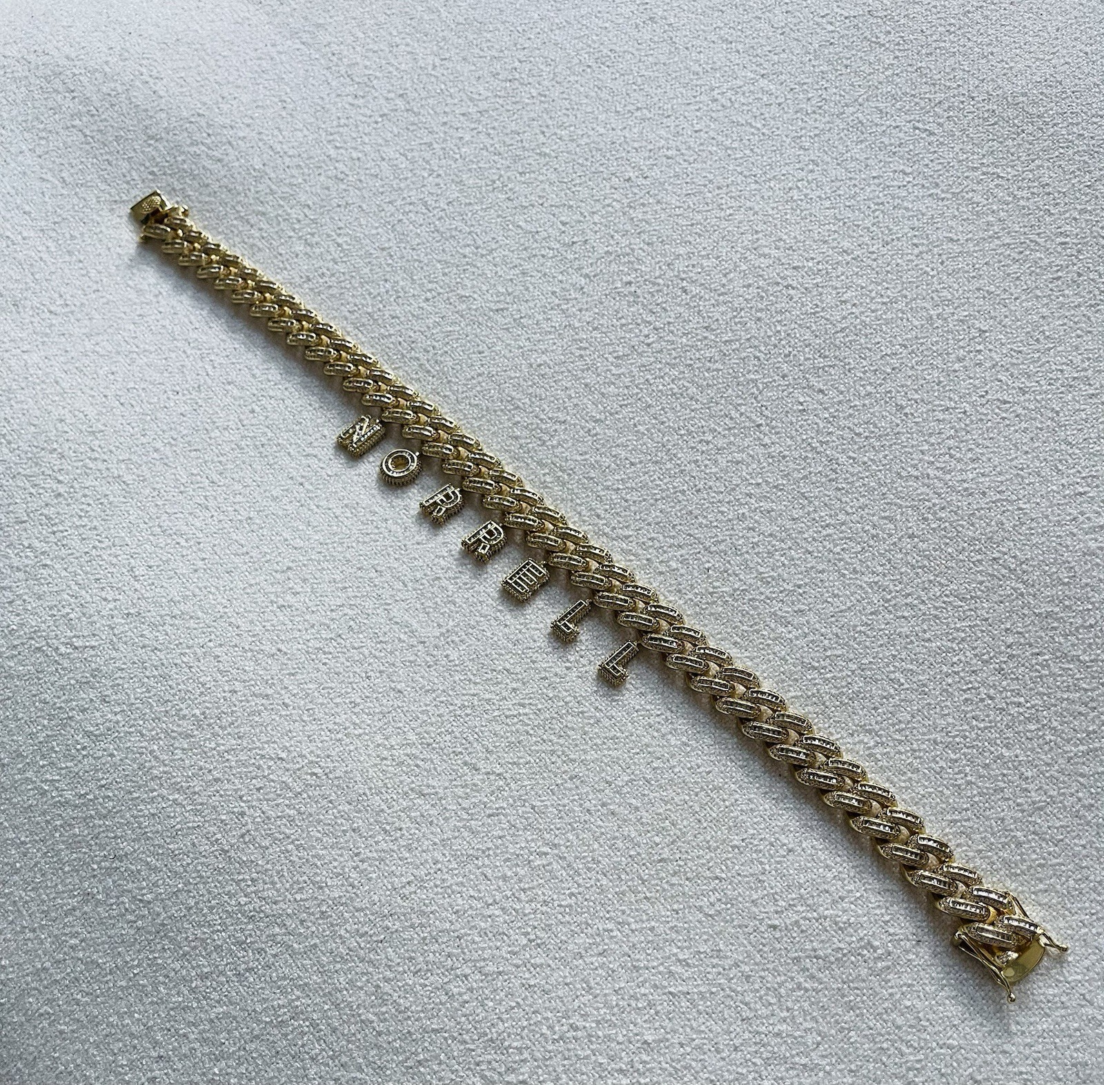 Designed Solid Link Chain Necklace 18 Inch Length - image 1