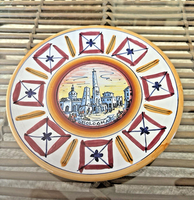 Paese dei Balocchi Atelier d'Arte Bologna Italy Decorative Plate 7-3/4''