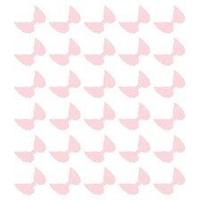 30Pcs Angel Wings for Crafts, Glitter Mini Angel Wings, Light Pink