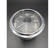 Vintage Sun It 46 6000 Rpm Tachometer Gauge 8 Cylinder 12v Negative Ground Vintage Sun It 46 6000 Rpm Tachometer Gauge 8 Cylinder 12v Negative Ground