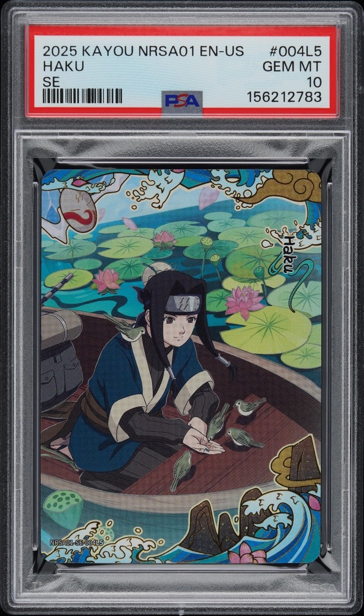 PSA 10 Gem Mint KAYOU Naruto English Series 1 SE Haku NRSA01-SE-04