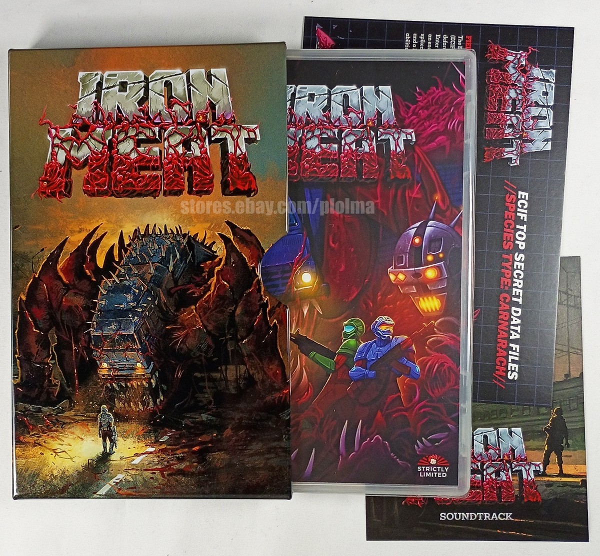 Iron Meat LIMITED METAL EDITION New NINTENDO SWITCH Game Strictly